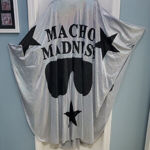 WWE Macho Madness Silver and Sequins Cape Costume
